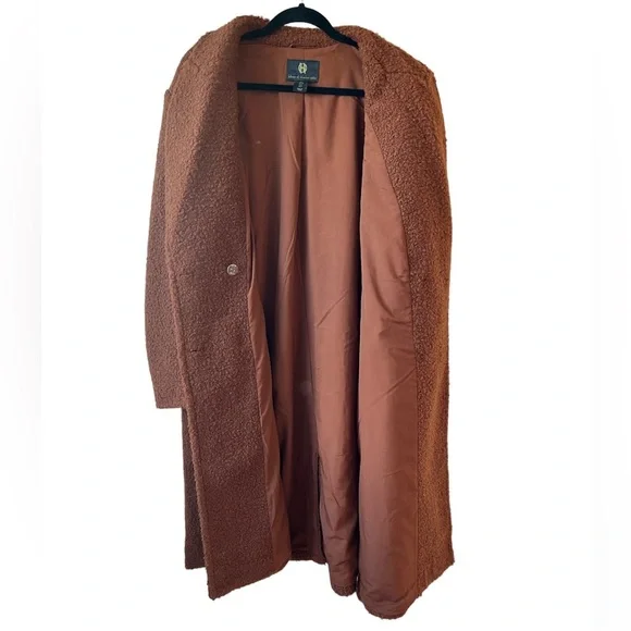 NWOT House of Harlow 1960 Rouland Teddy Trench Coat - Picture 3 of 7